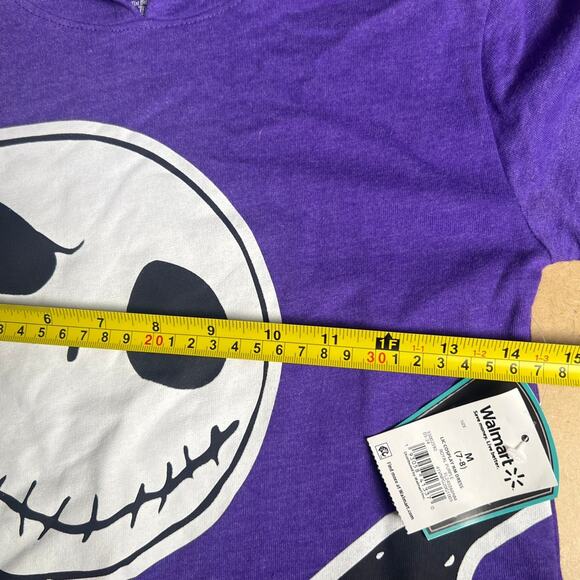 NWT Nightmare Before Christmas Halloween Hoodie Dress with Long Sleeves Size M - Picture 7 of 8